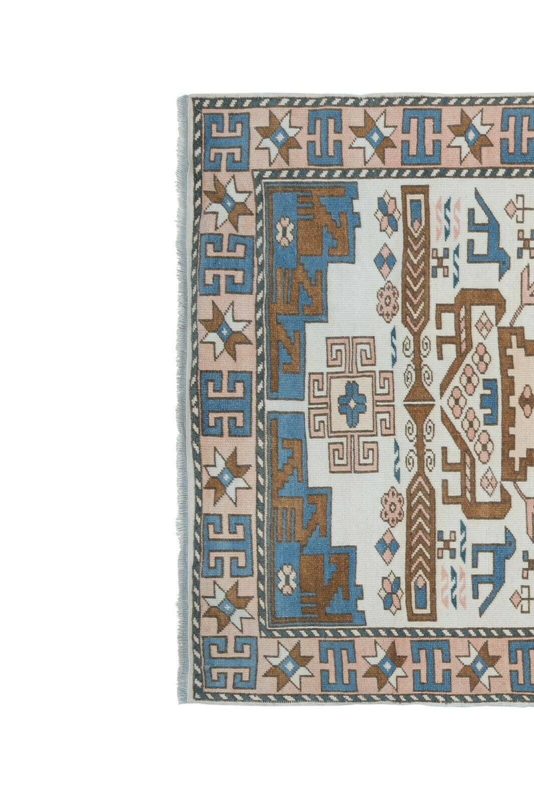Vintage Turkish Rug 3'5'' x 6'
