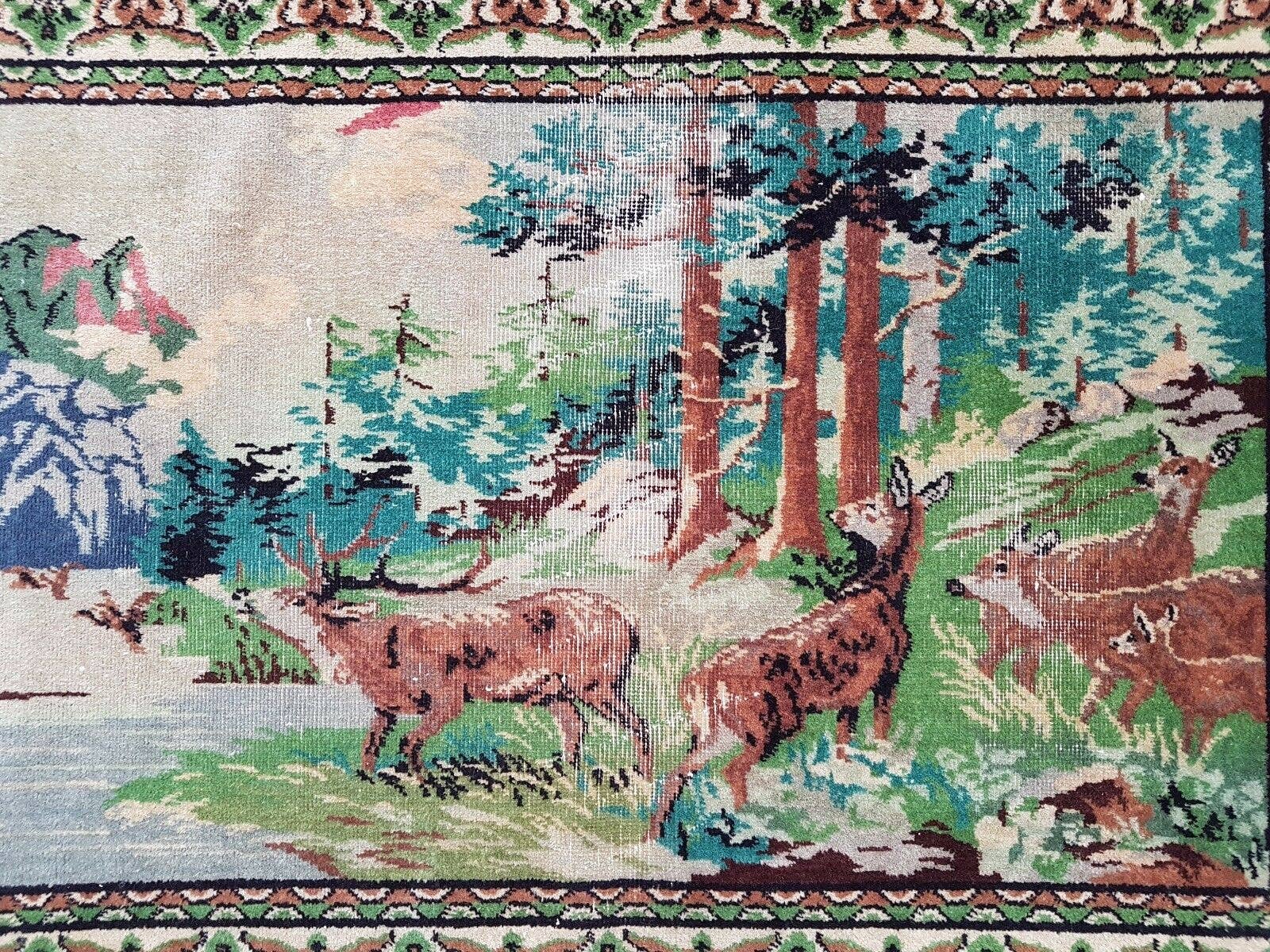 Vintage Turkish Rug 38'' x 52''