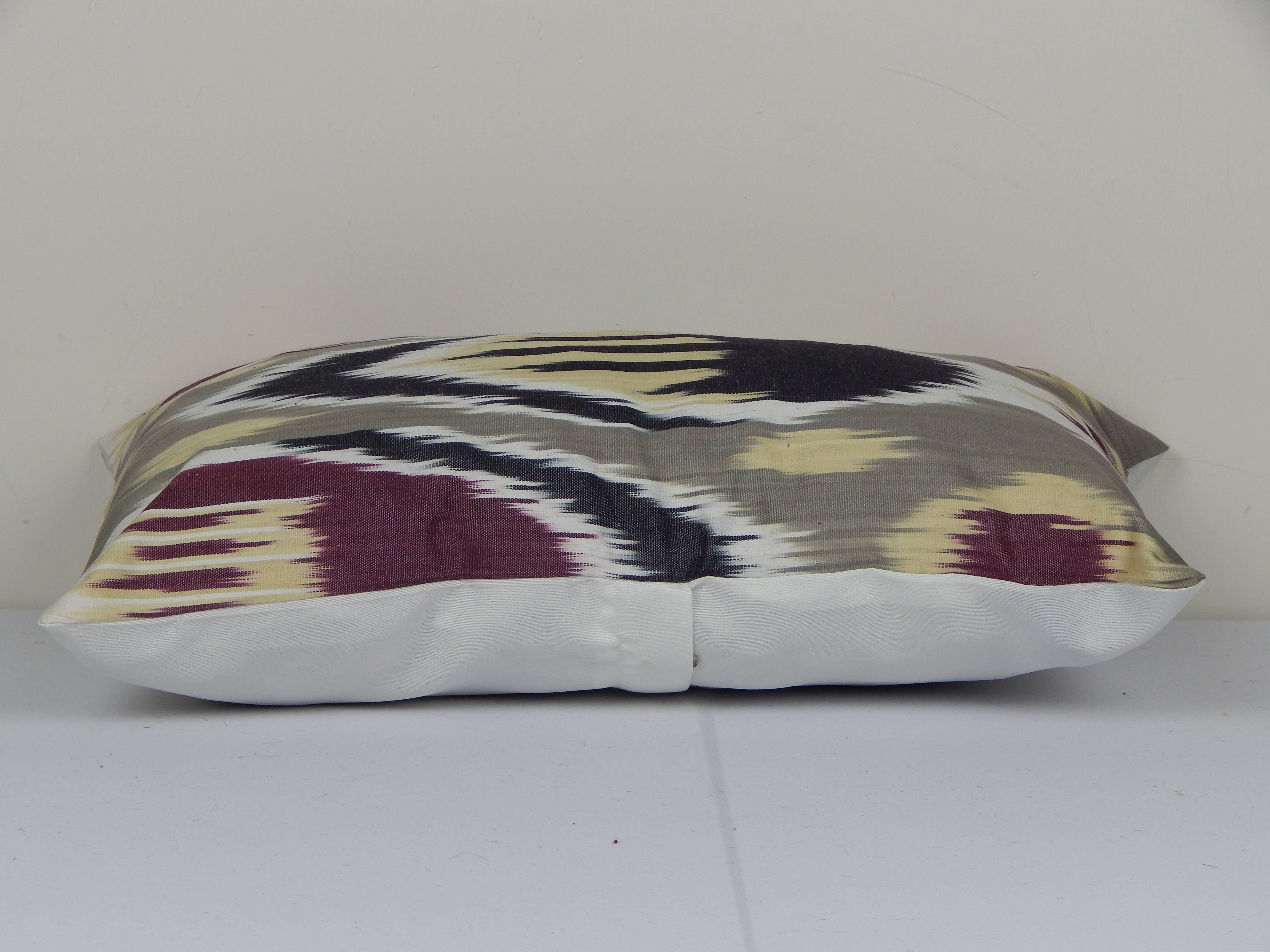 Silk Ikat Velvet Pillow Cover | 12'' x 20''
