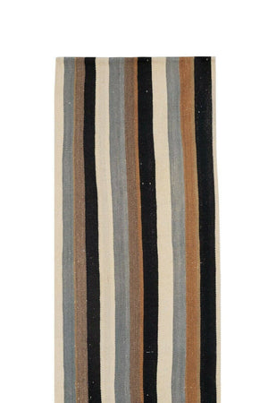 Vintage Turkish Kilim Runner 1'10'' x 25'3''