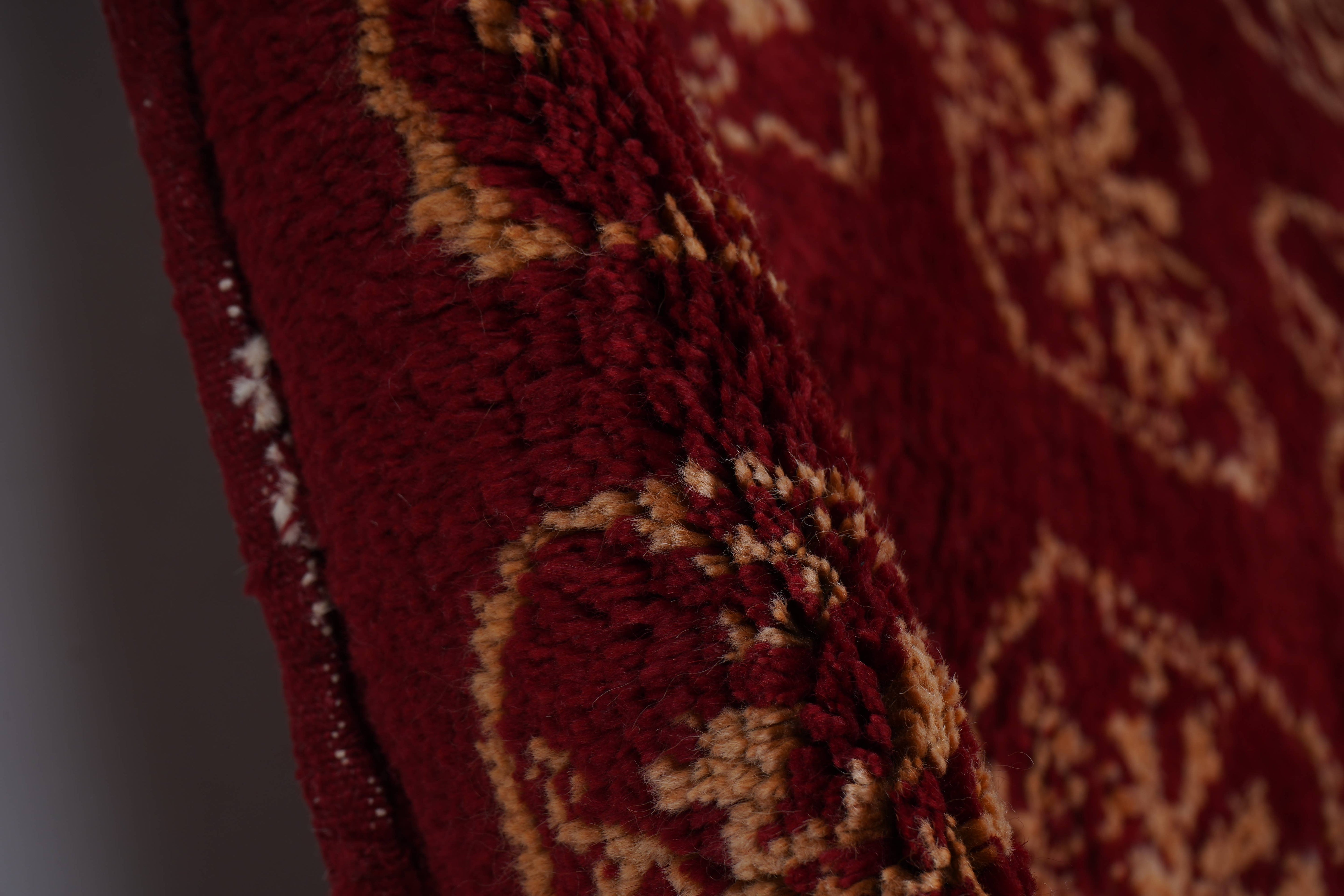 Vintage Turkish Tulu Rug 3'7'' x 7'7''