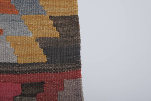 Vintage Turkish Kilim Runner 2'6'' x 11'9''