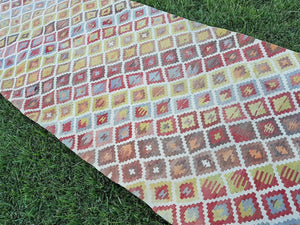 Vintage Turkish Runner Rug 3'3'' x 16'3''