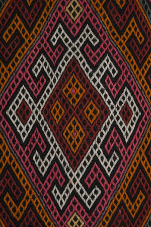 Vintage Turkish Kilim Runner 4'8'' x 14'7''