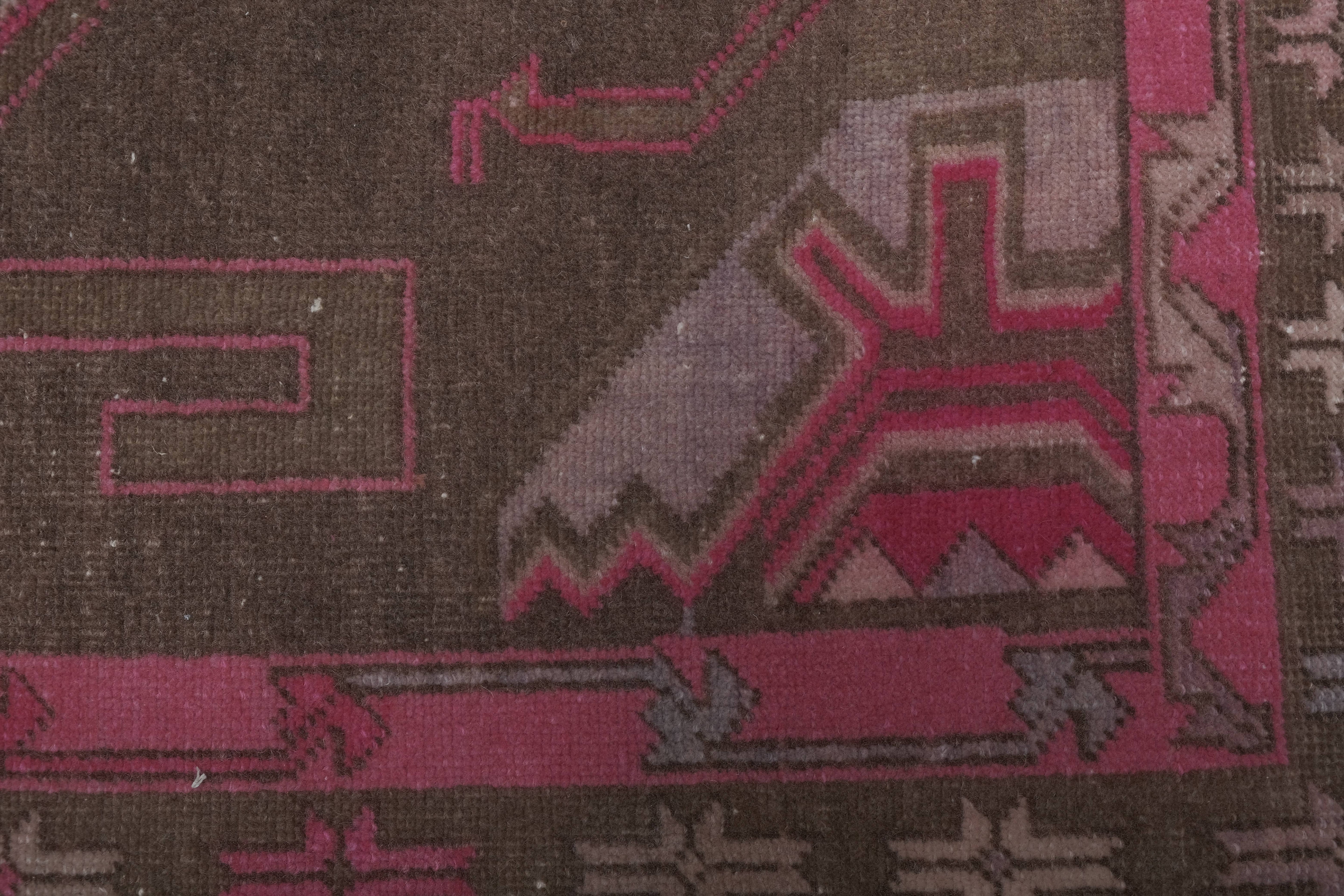 Vintage Kazak Rug 3'9'' x 9'11''