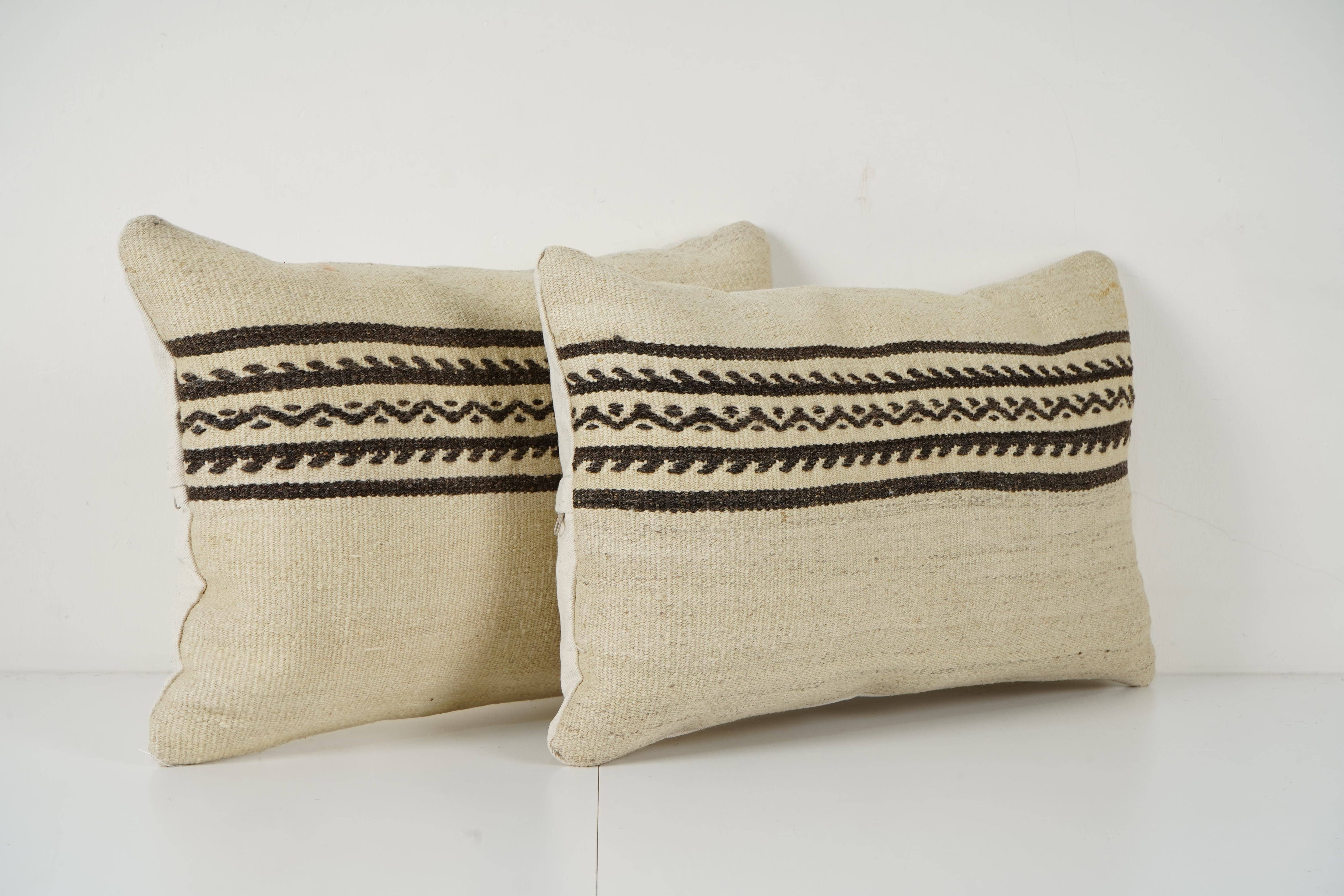 Kilim Pillow Cover Set of 2 | 12'' x 20''