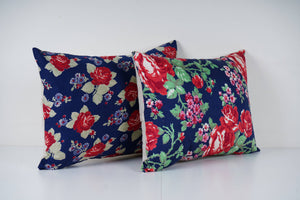 Uzbek Roller Printed Pillow Cover Set of 2 | 16'' x 20''