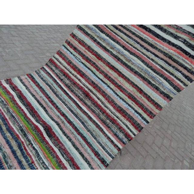 Vintage Turkish Anatolian Rug 4'3'' x 9'3''