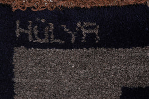 Vintage Turkish Tulu Rug 2'7'' x 6'2''