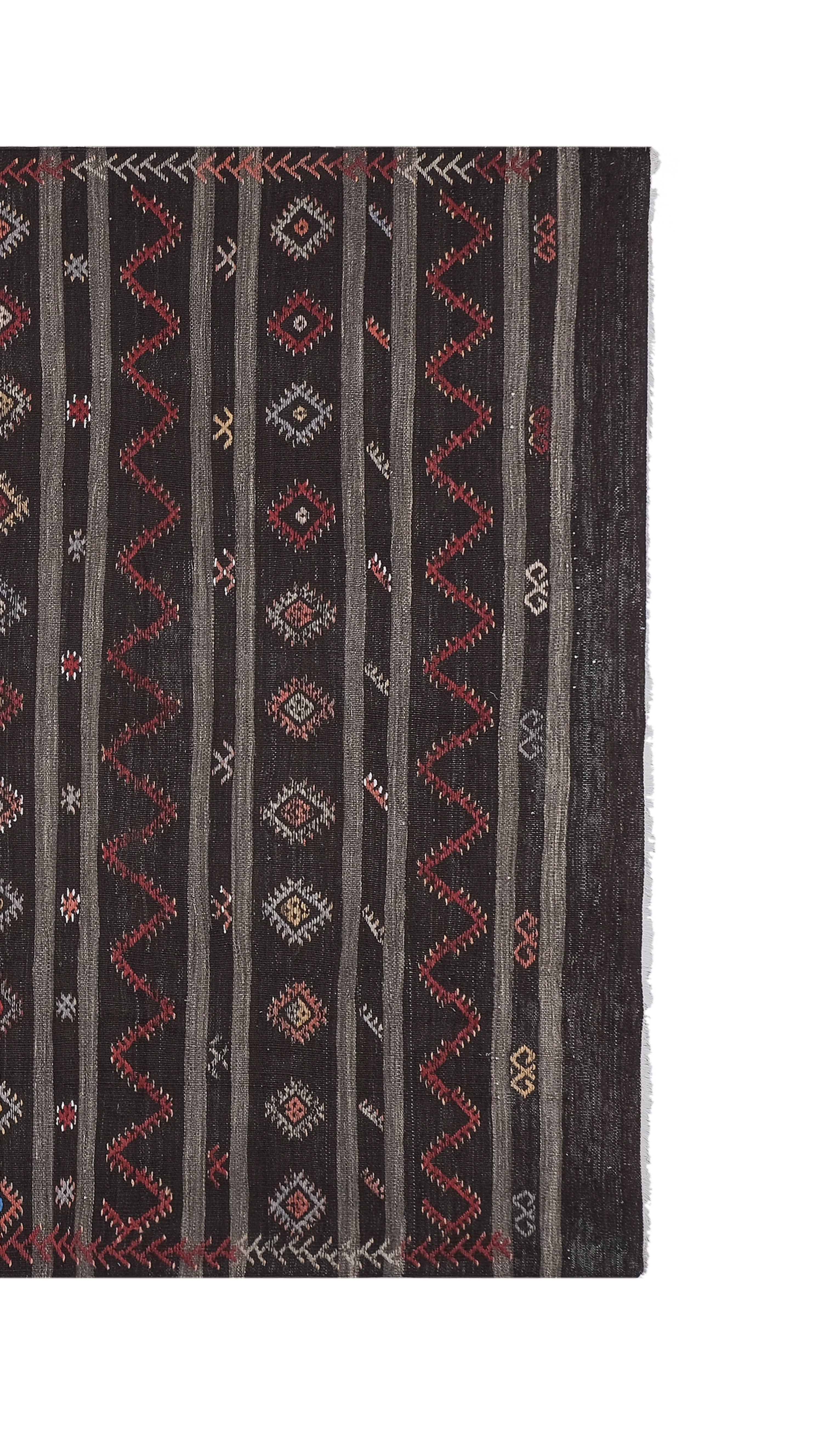 Vintage Turkish Kilim Rug 7'5'' x 10'8''