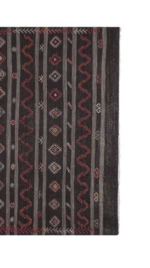 Vintage Turkish Kilim Rug 7'5'' x 10'8''