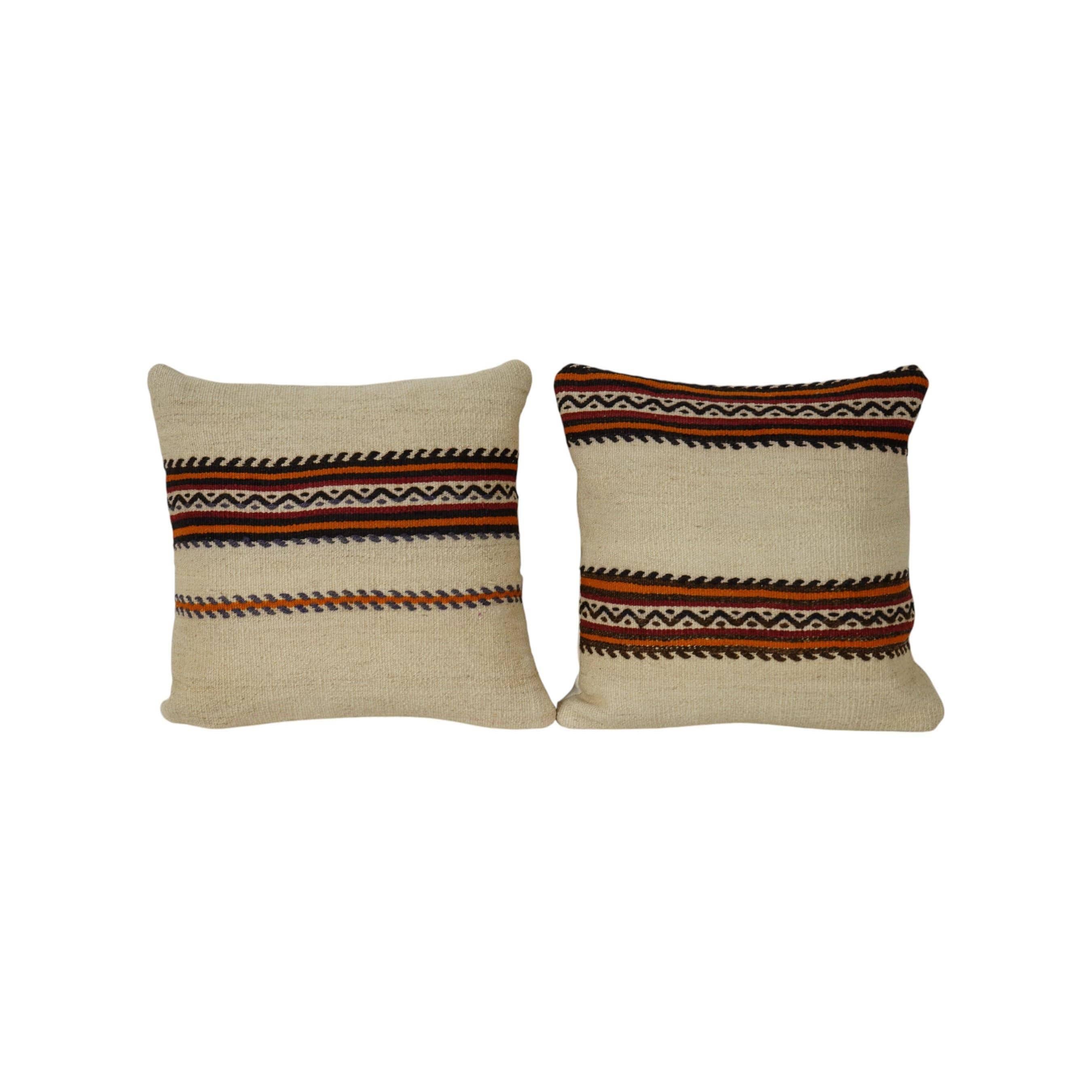 Kilim Pillow Cover Set of 2 | 18'' x 18''
