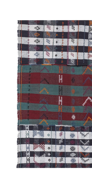 Vintage Turkish Kilim Rug 4'11'' x 8'7''