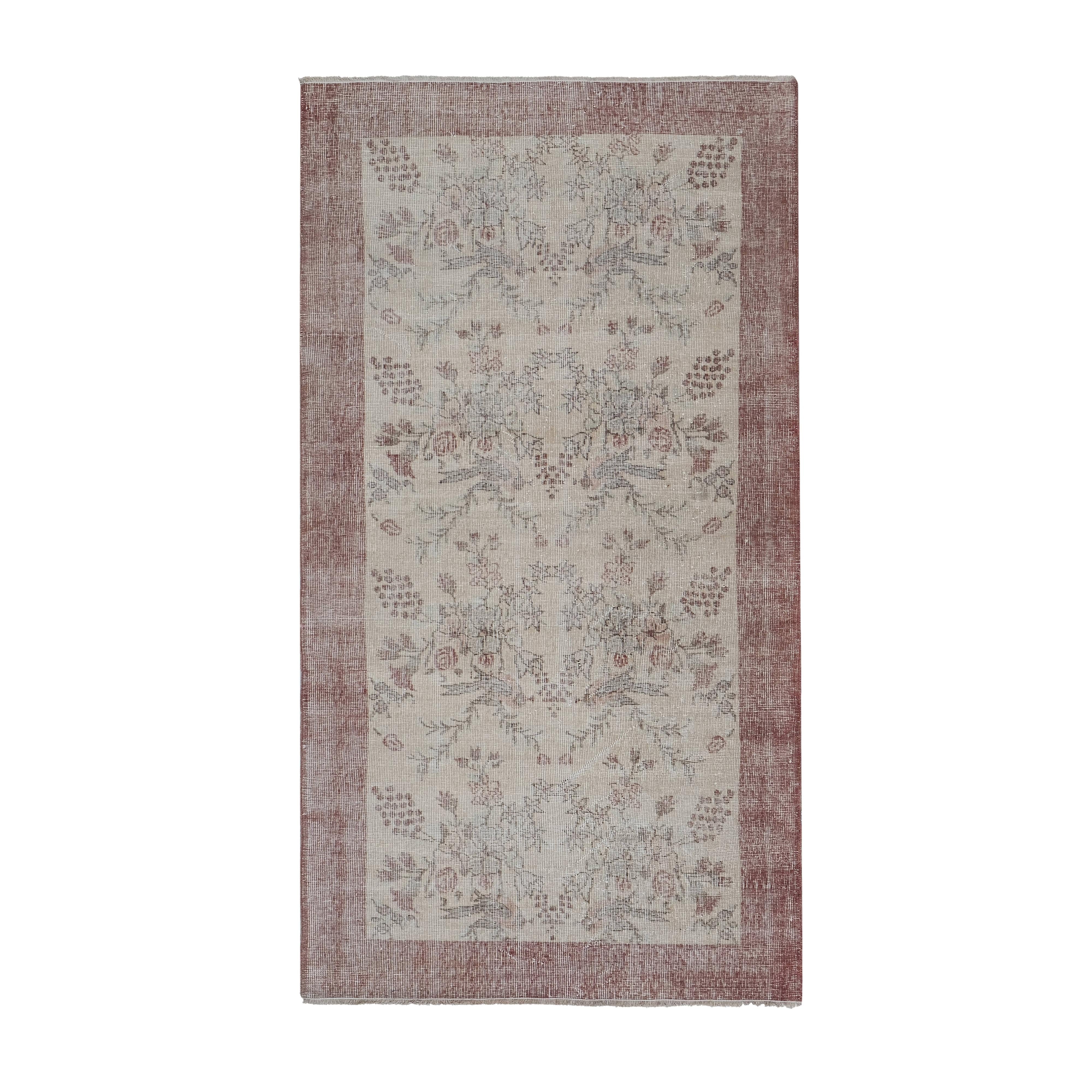 Vintage Turkish Rug 3'11'' x 7'3''