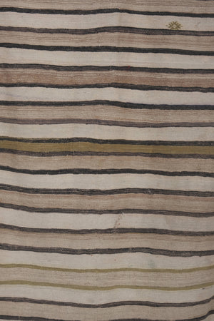 Vintage Turkish Kilim Runner 3'7'' x 9'3''