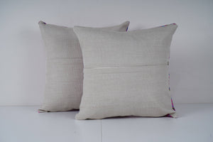 Uzbek Roller Printed Pillow Cover Set of 2 | 16'' x 16''
