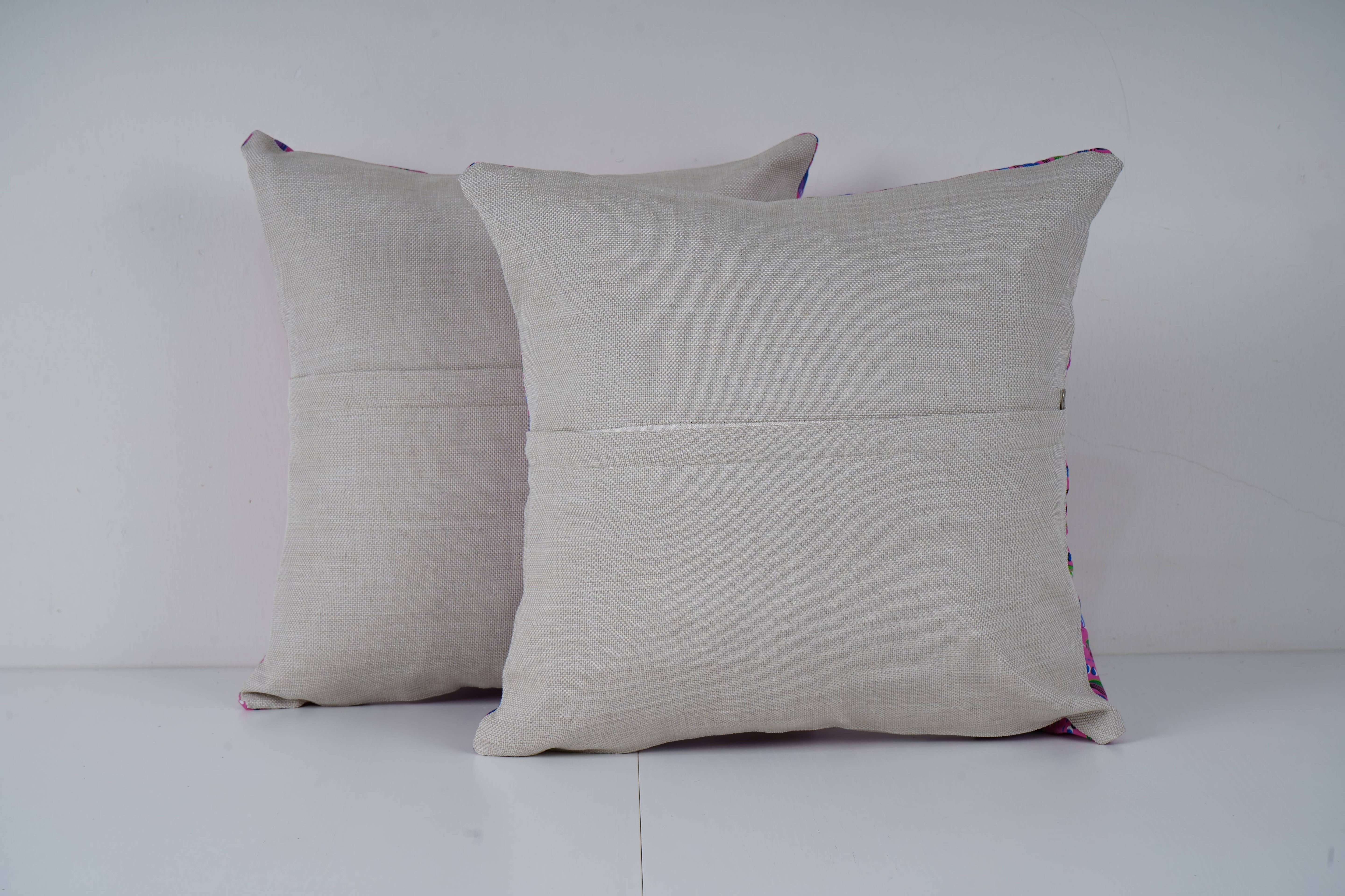 Uzbek Roller Printed Pillow Cover Set of 2 | 16'' x 16''