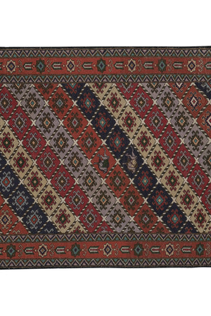 Vintage Turkish Kilim Rug 4'2'' x 6'5''