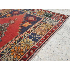 Vintage Turkish Rug 4'3'' x 7'6''