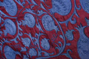 Silk Suzani Wall Hanging & Bedspread 3'1'' x 6'3''