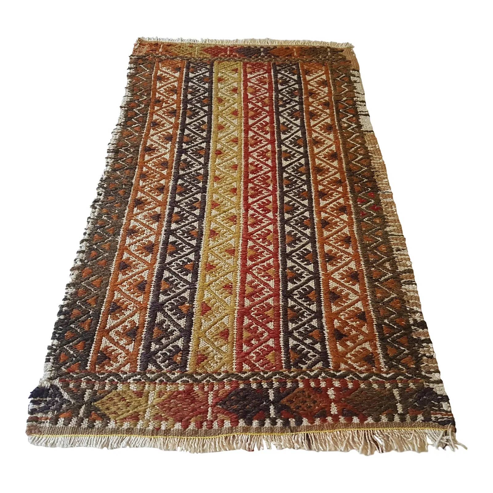 Vintage Oushak Yastik Rug 19'' x 33''
