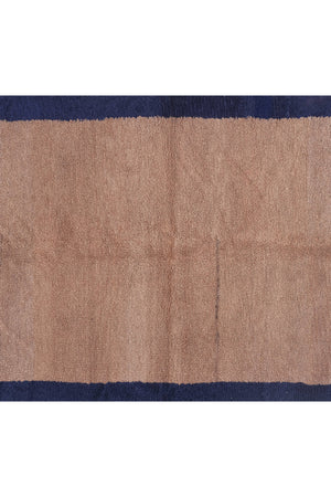 Vintage Checkered Turkish Tulu Rug 4'4'' x 5'11''
