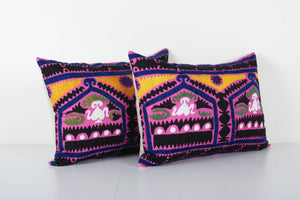 Suzani Pillow Cover Set of 2 | 16'' x 20''