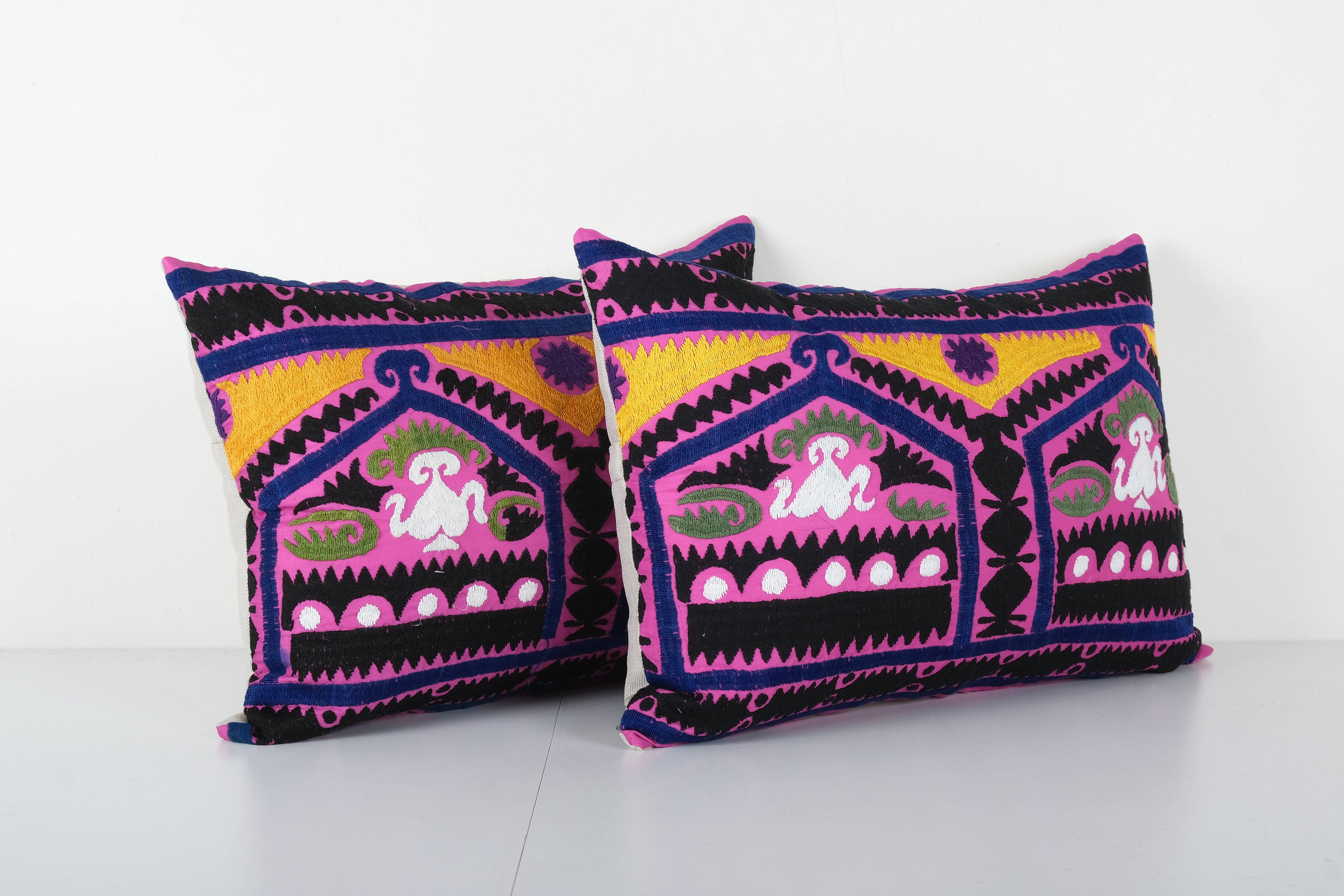 Suzani Pillow Cover Set of 2 | 16'' x 20''