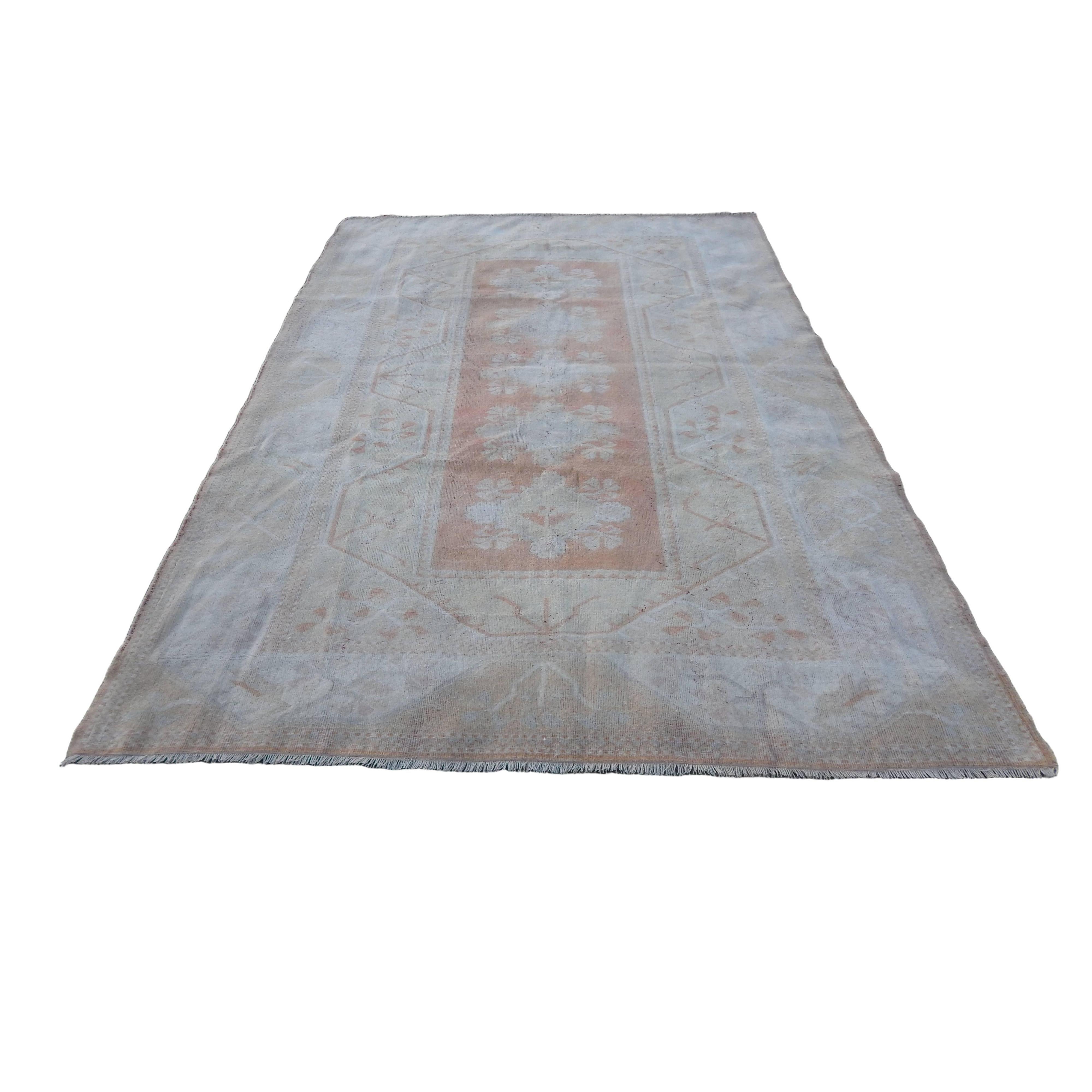 Vintage Turkish Rug 6'8'' x 9'5''