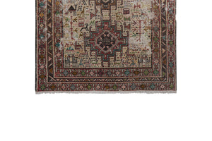 Vintage Turkish Animal Soumac Kilim Rug 41'' x 54''
