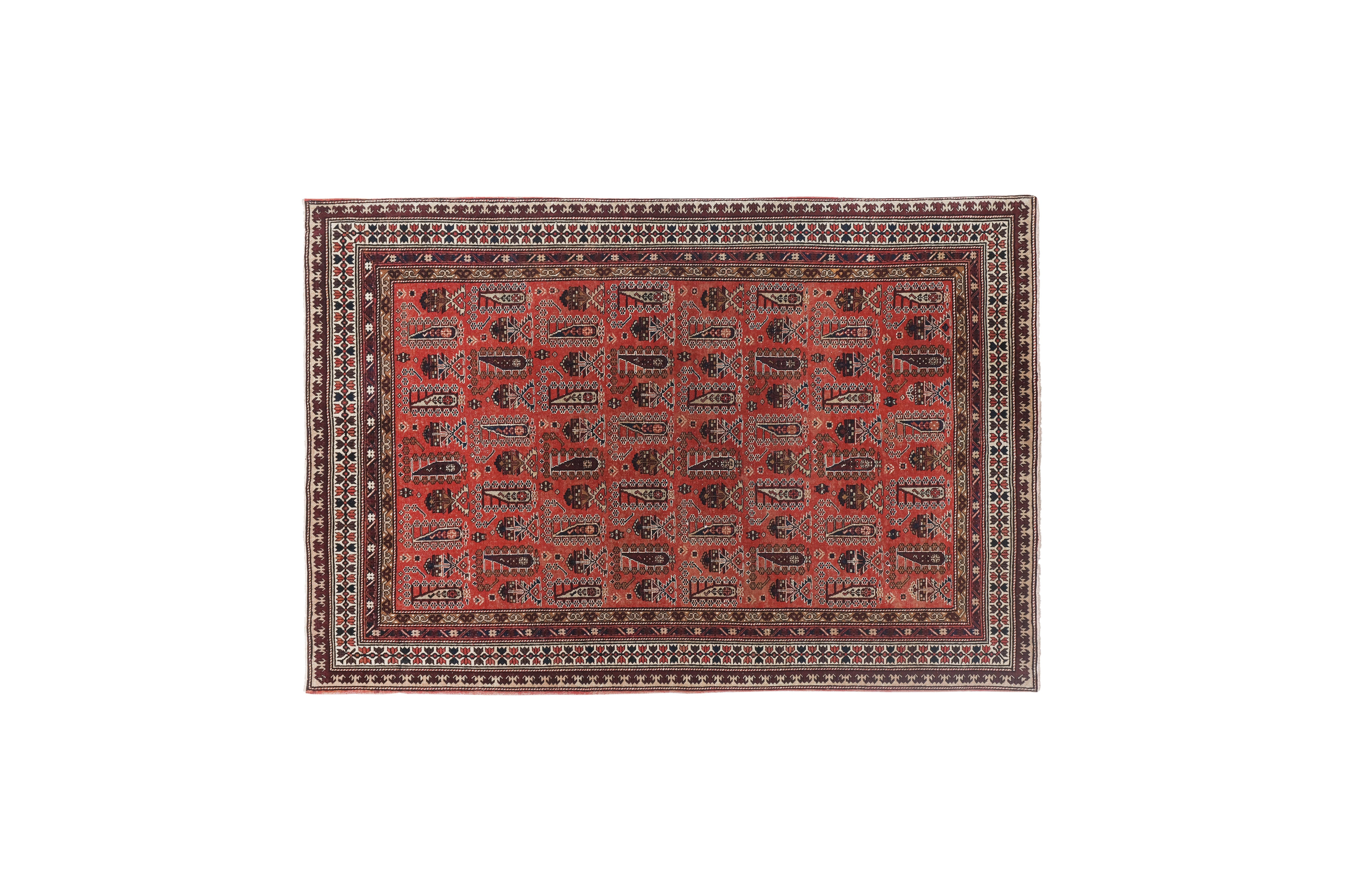Vintage Caucasian Rug 4'7'' x 6'9''