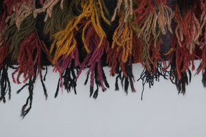 Vintage Turkish Shaggy Rug 3'1'' x 5'10''