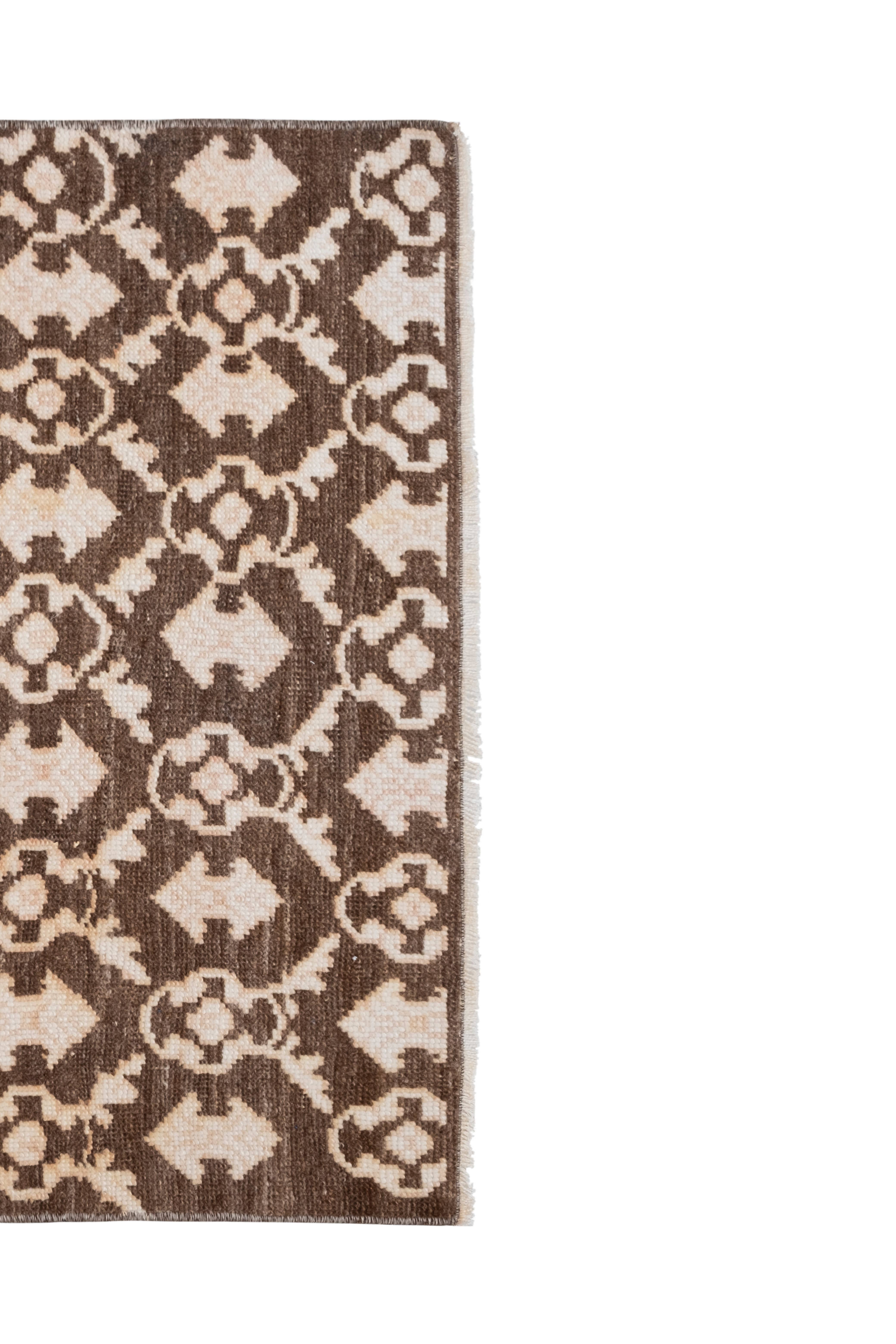 Vintage Turkish Karapinar Rug 33'' x 42''