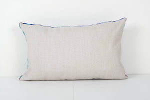 Silk Ikat Velvet Pillow Cover | 16'' x 24''