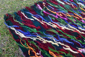 Vintage Turkish Tulu Rug 4'7'' x 5'5''