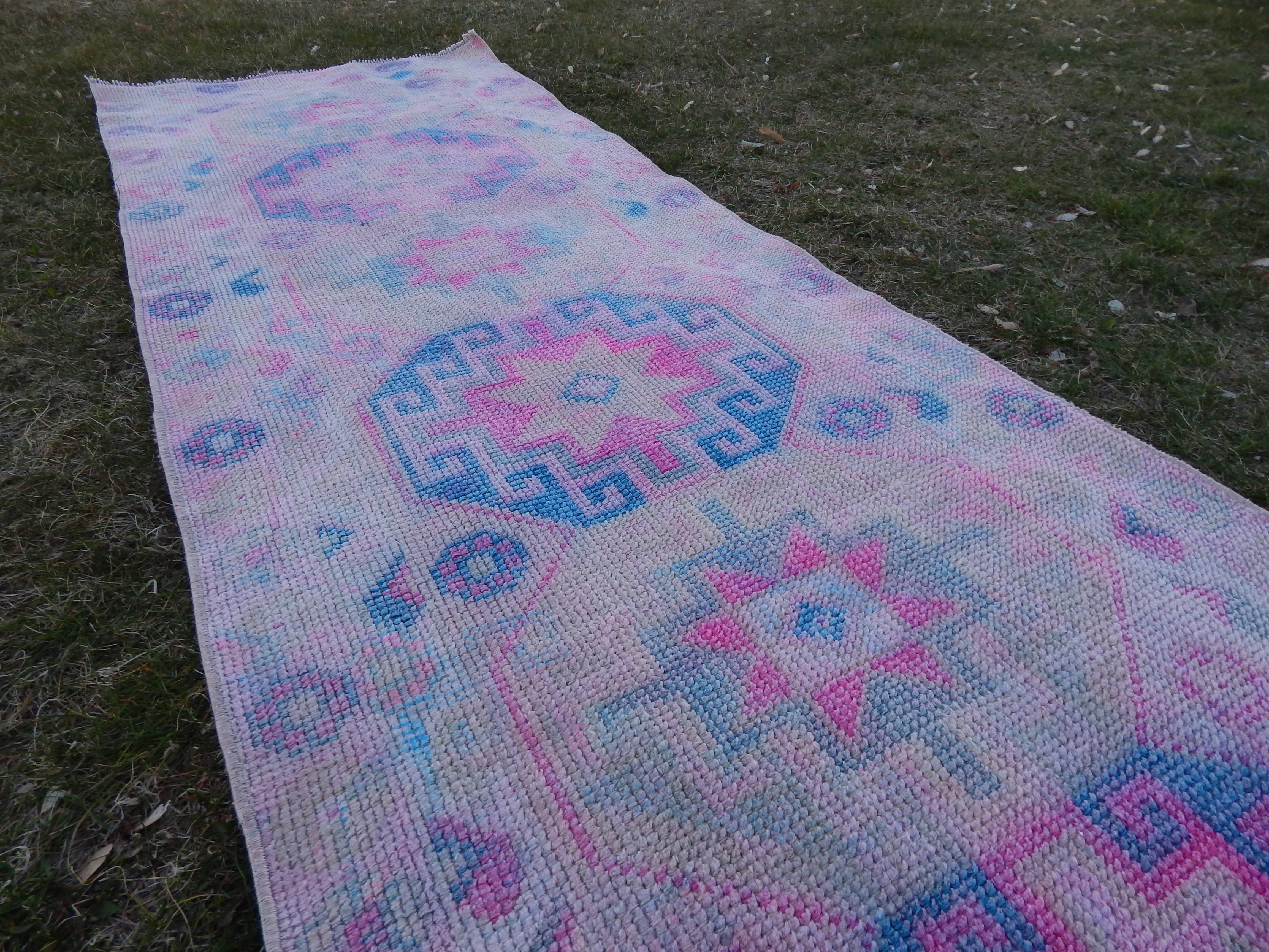 Vintage Herki Runner Rug 2'7'' x 11'11''