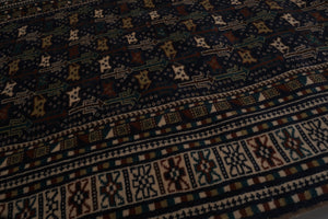 Vintage Caucasian Runner Rug 2'9'' x 13'10''