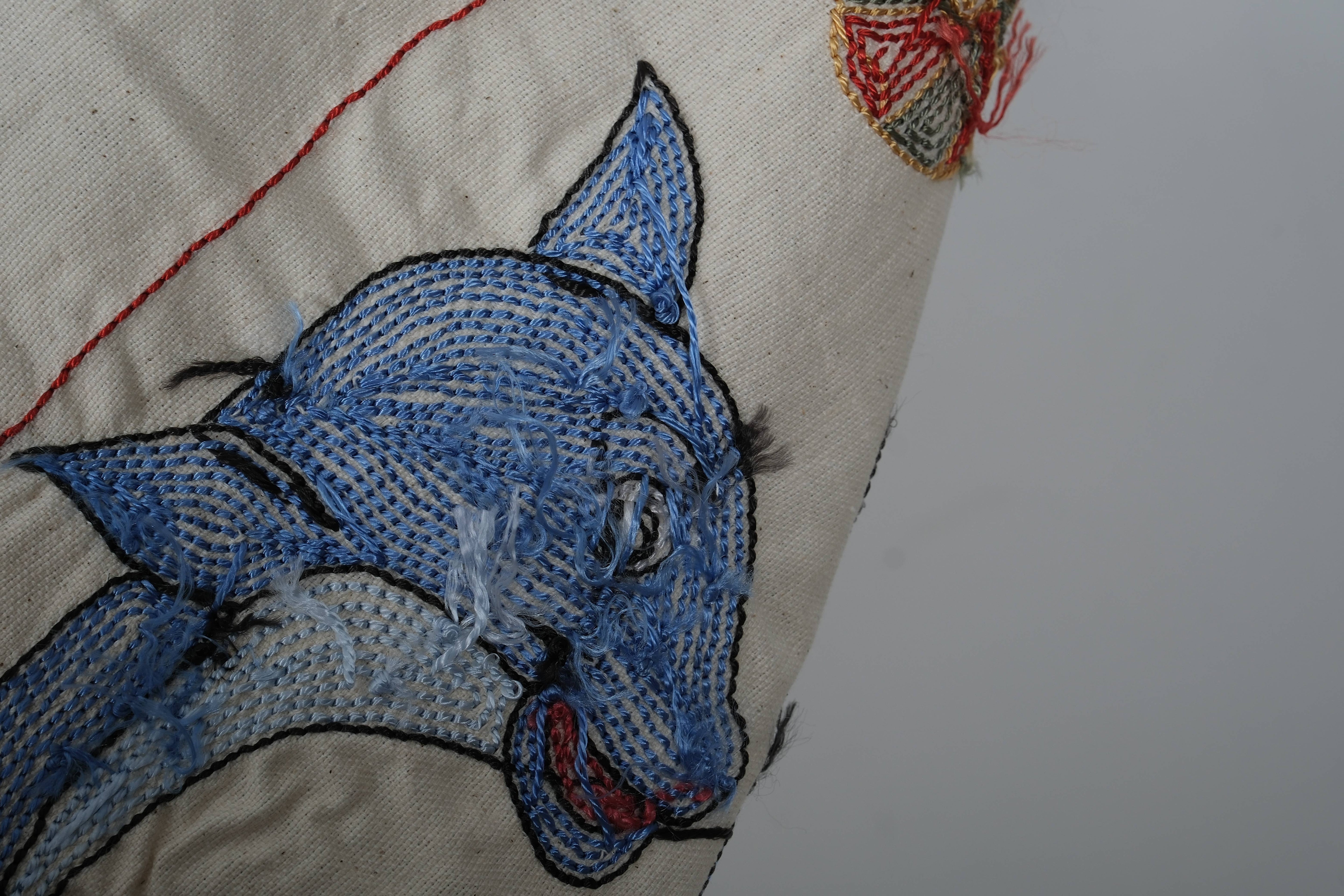 Fish Suzani Wall Hanging & Tablecloth | 18'' x 55''