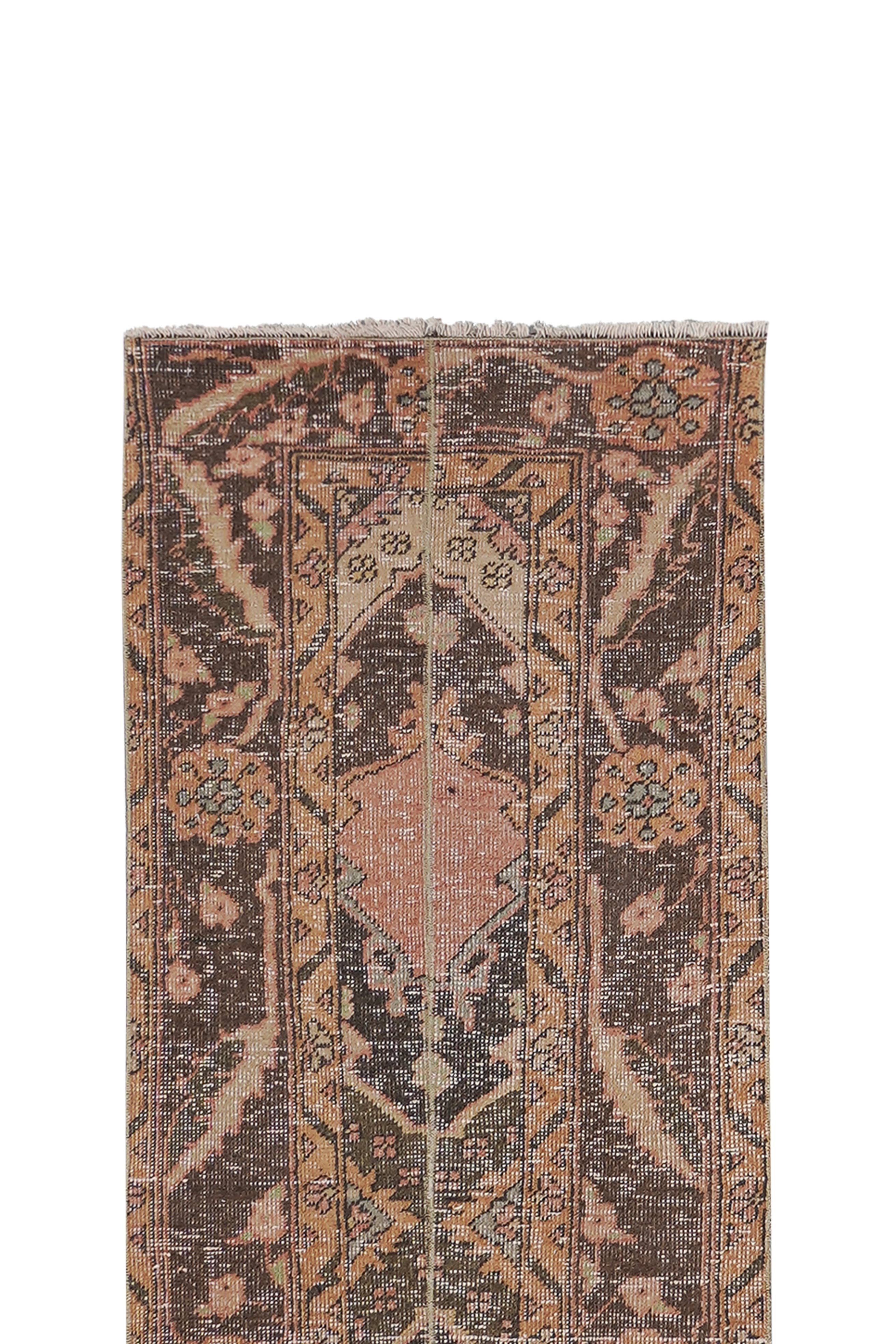 Vintage Oushak Runner 1'7'' x 20'8''