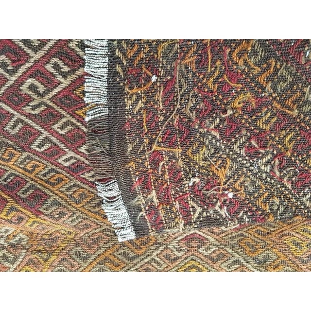 Vintage Turkish Kilim Runner 2'4'' x 8'9''