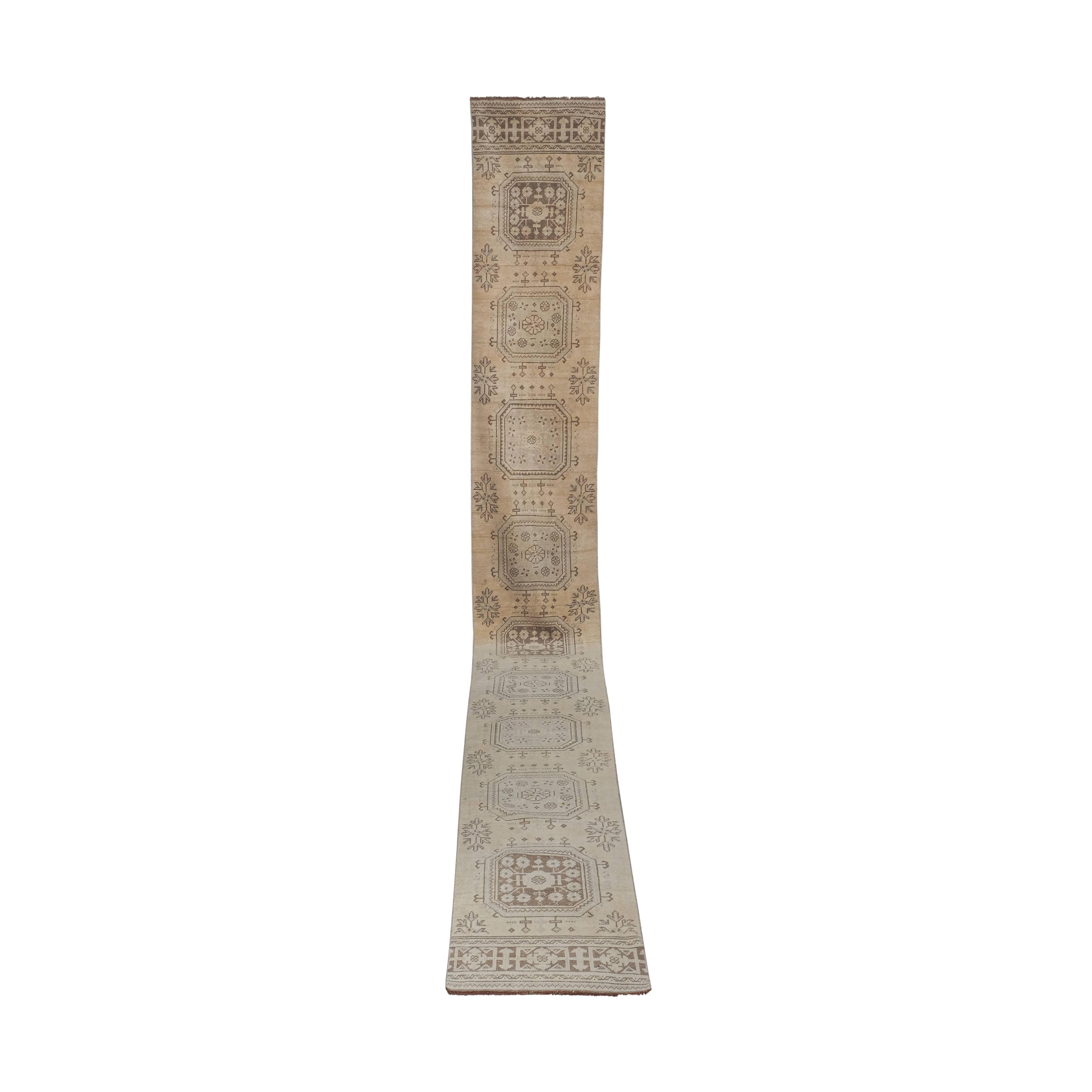 Vintage Oushak Runner 2'6'' x 19'7''