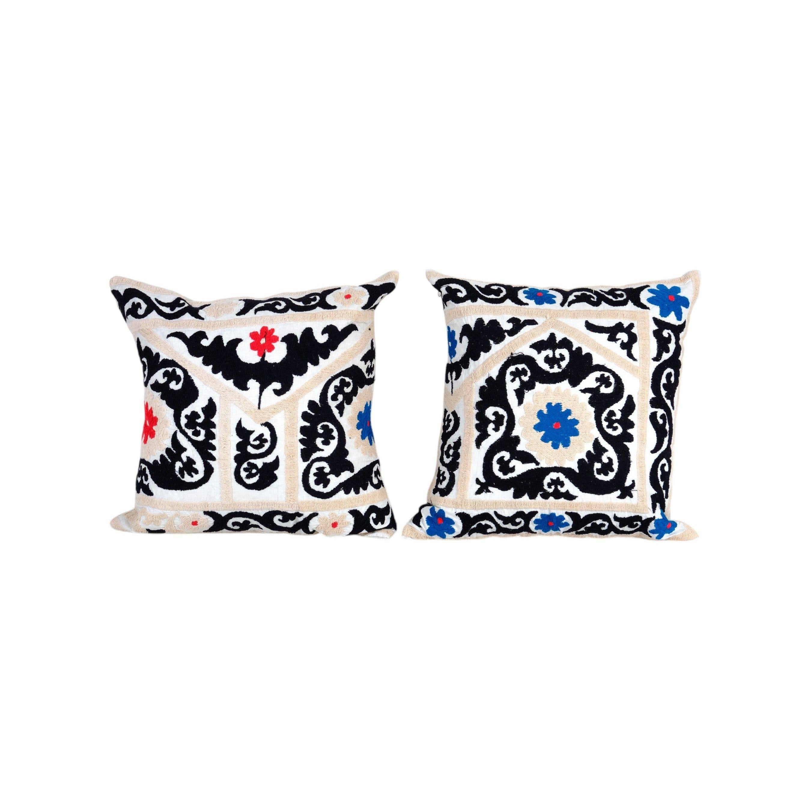 Suzani Pillow Cover Set of 2 | 21'' x 22''