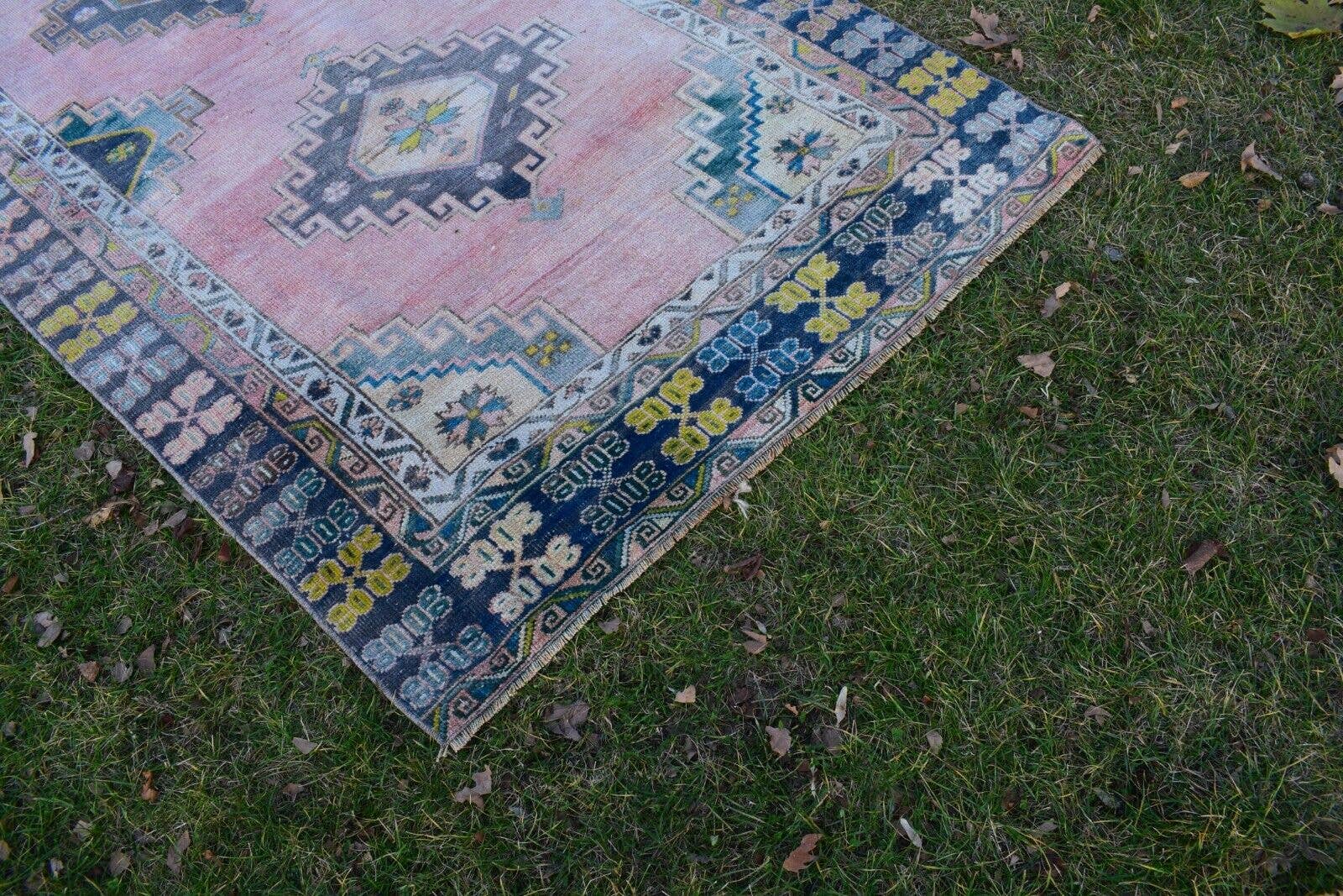 Vintage Caucasian Runner Rug 4'5'' x 10'10''