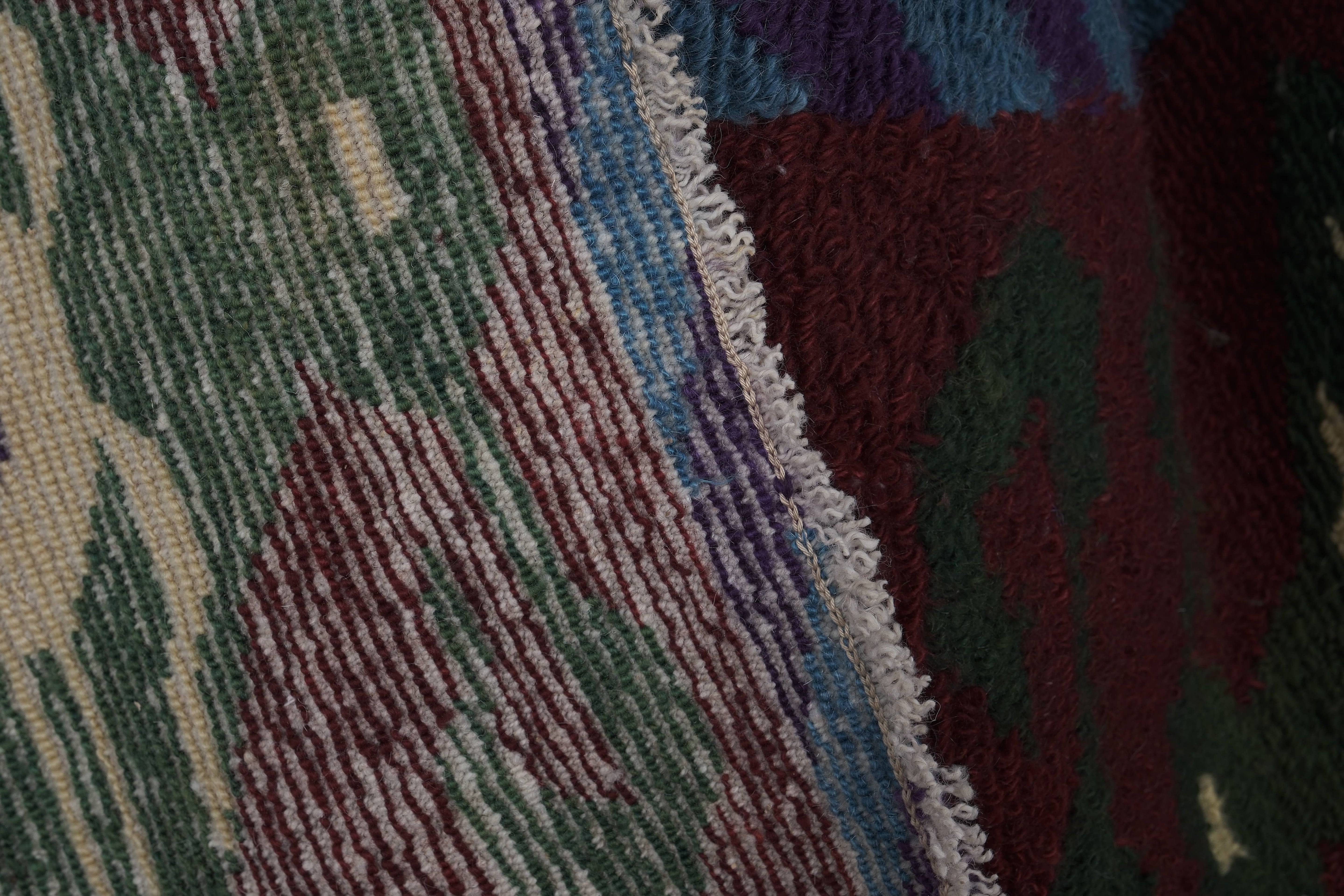 Vintage Turkish Tulu Rug 4'5'' x 5'1''