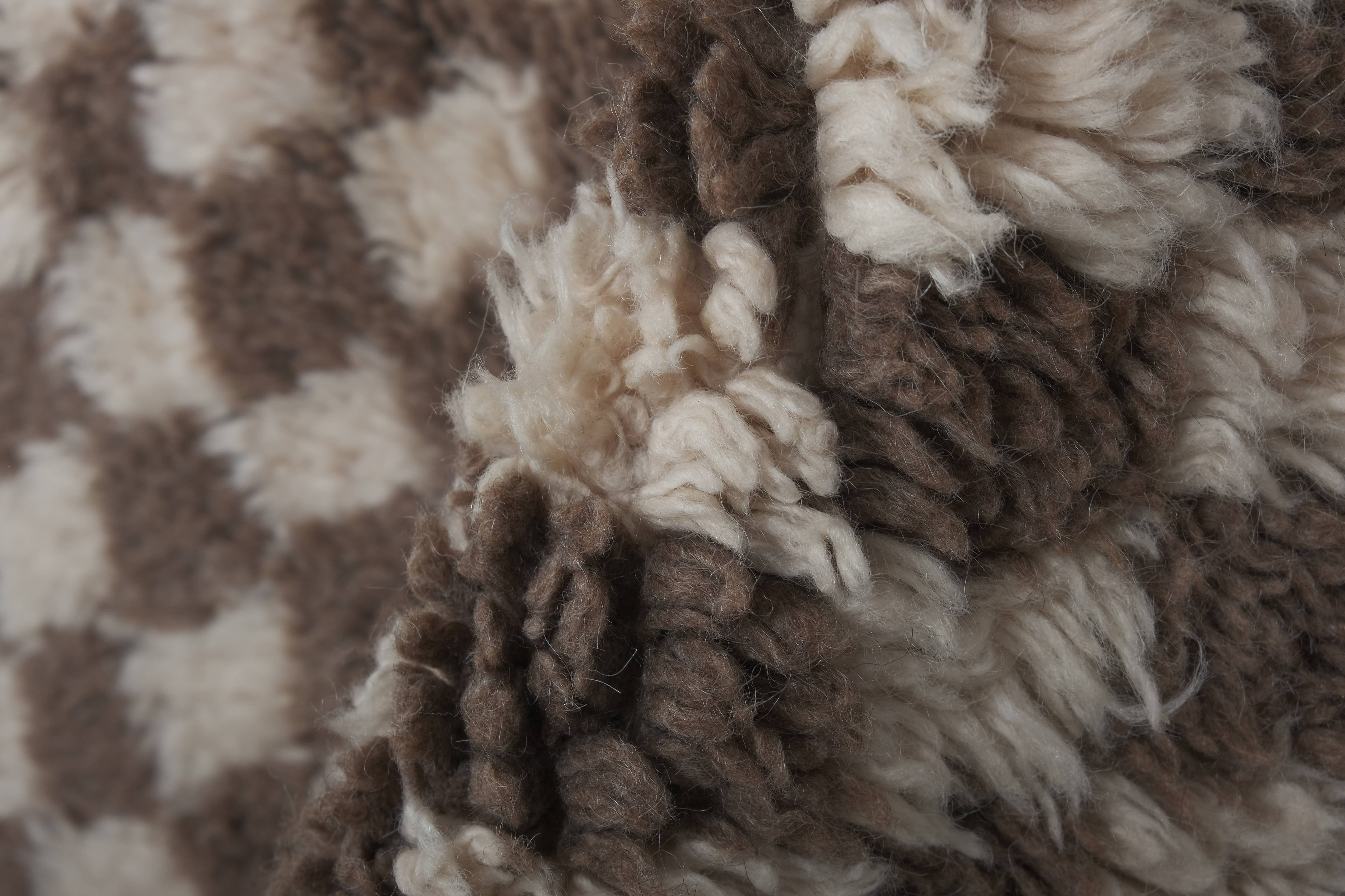 Vintage Turkish Shaggy Tulu Rug 34'' x 56''