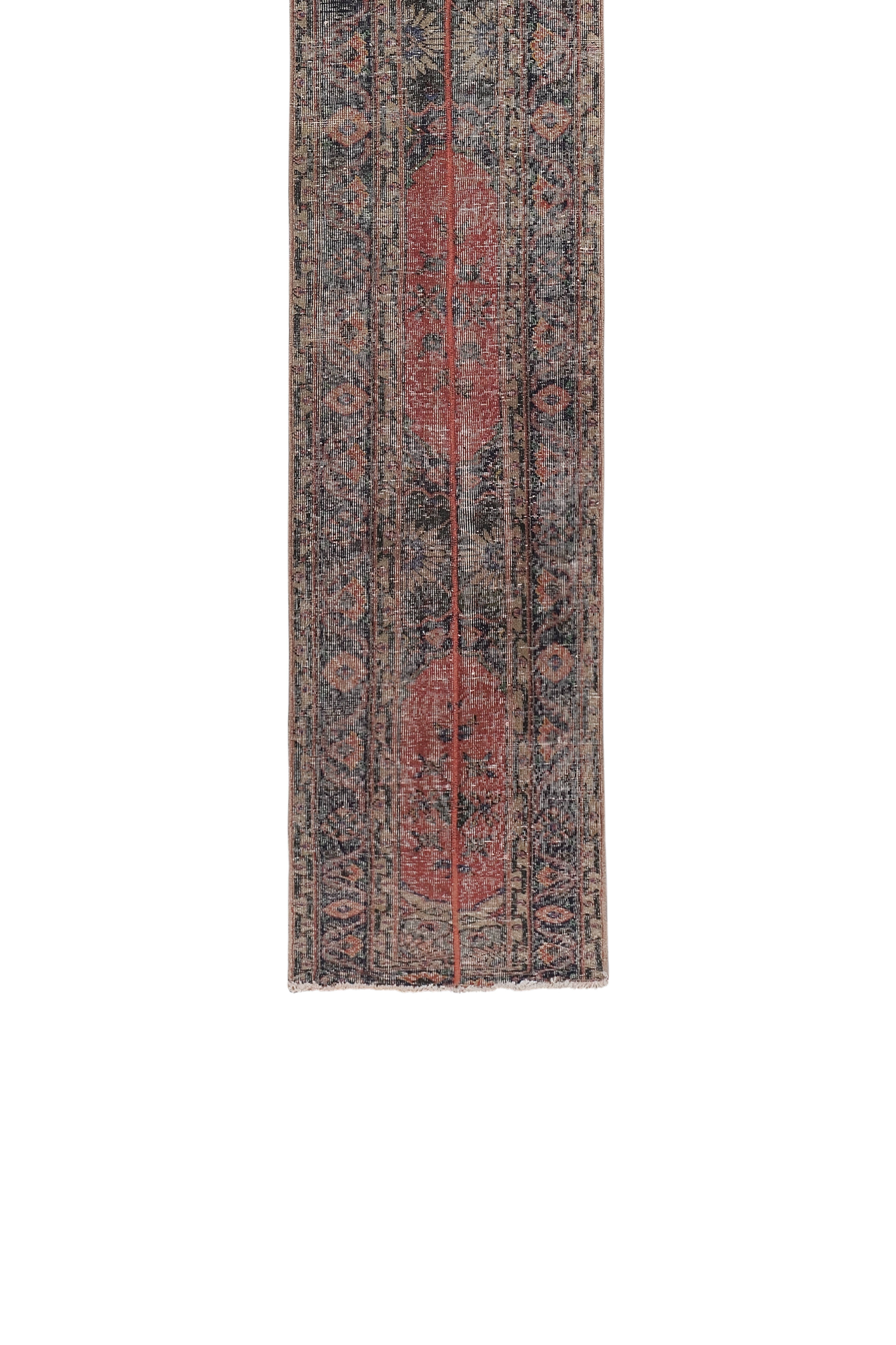 Vintage Turkish Runner Rug 2'2'' x 11'8''