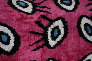 Silk Ikat Velvet Pillow Cover Set of 2 | 16'' x 48''