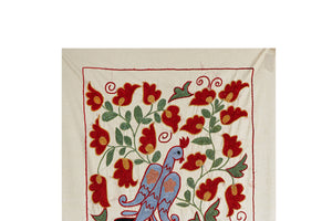 Bird Suzani Wall Hanging & Tablecloth | 20'' x 36''