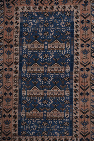 Vintage Oushak Rug 4'7'' x 8'1''
