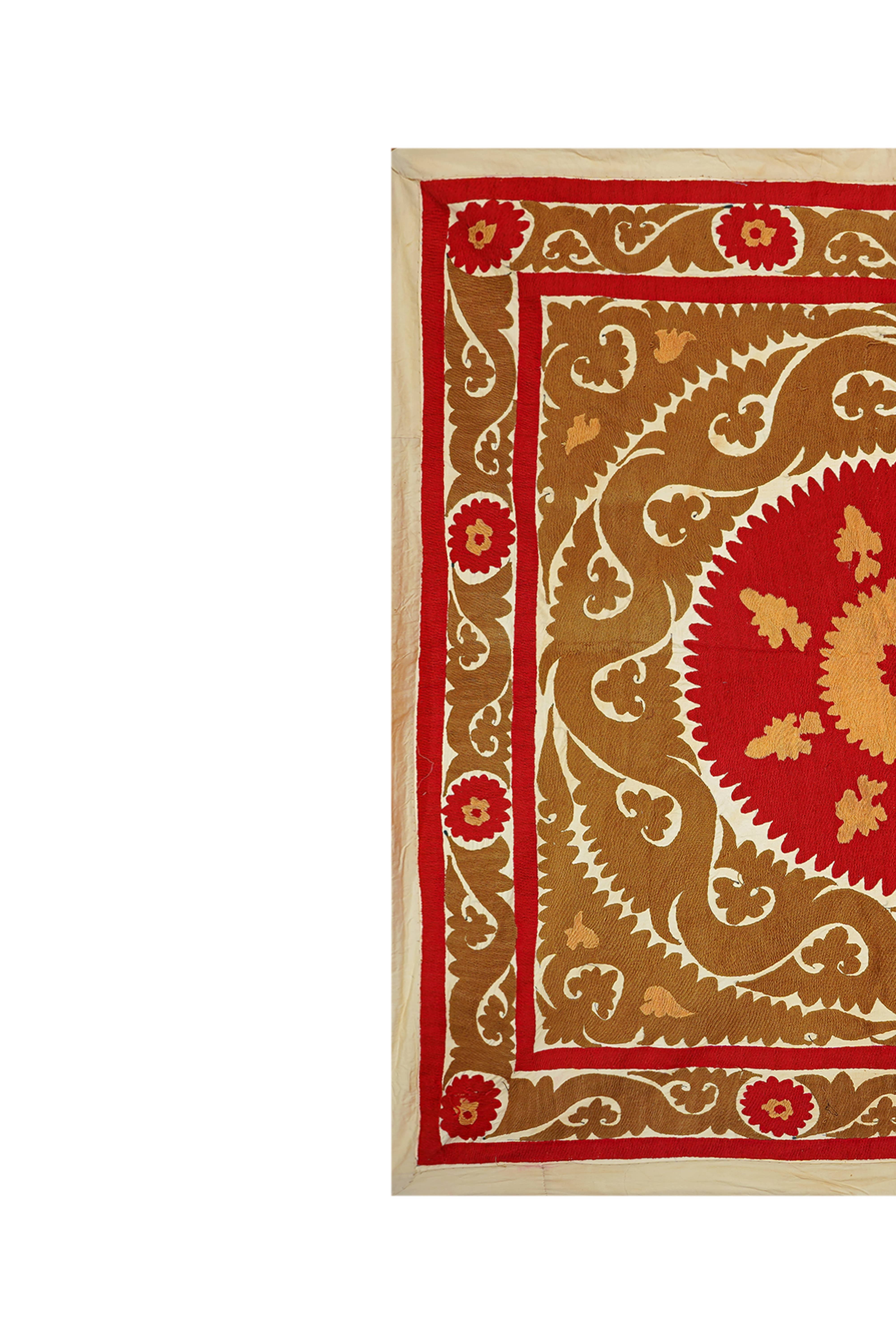 Suzani Wall Hanging & Bedspread | 4'9'' x 5'2''